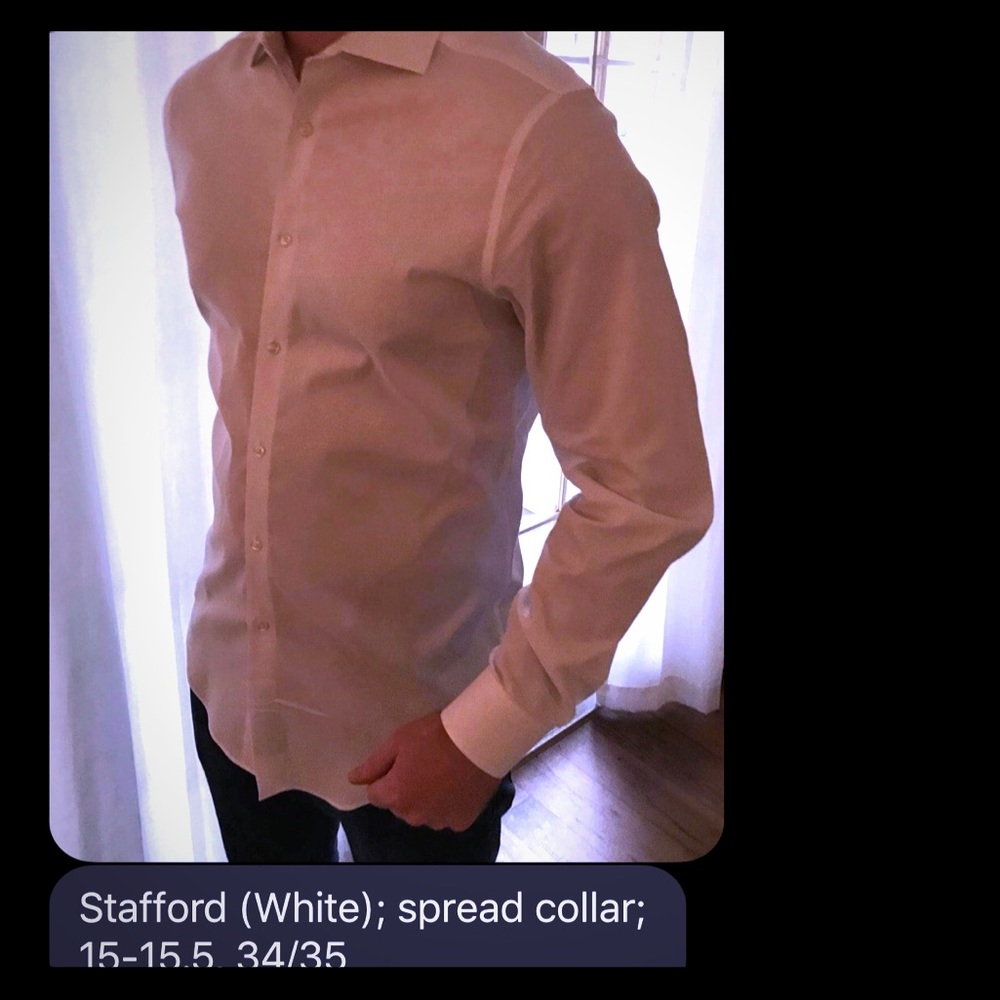 Men’s Spread Collar Dress Shirt